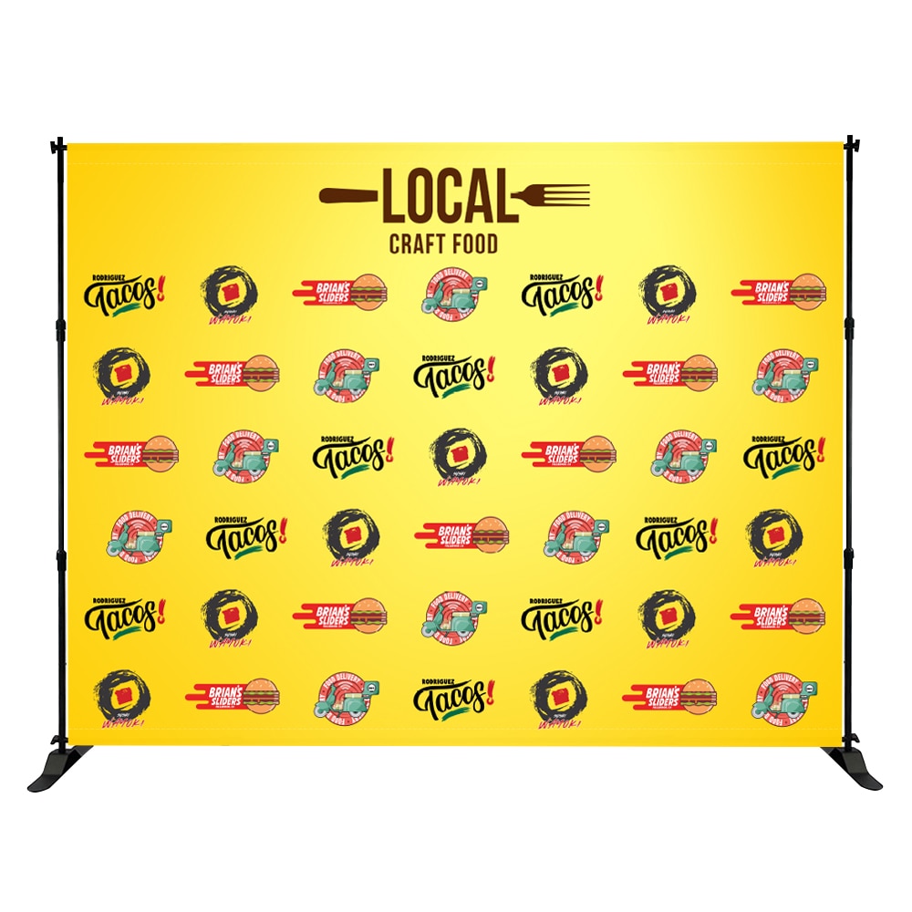ONE CHOICE® Slider Banner Stands — Graphic Package / 10x7.5 ft